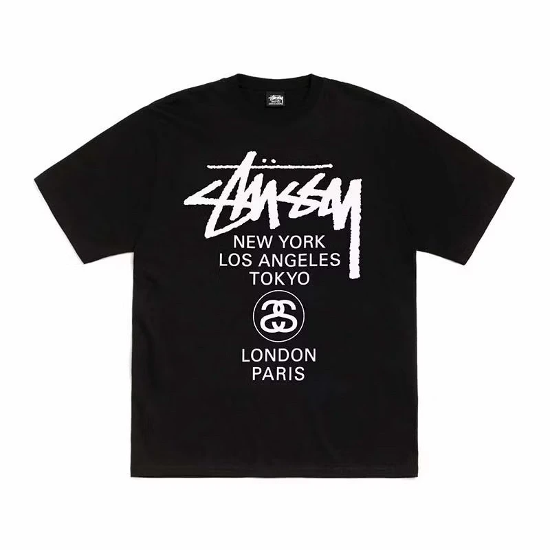 Stussy World Tour Tee 世界巡迴 短袖 黑色