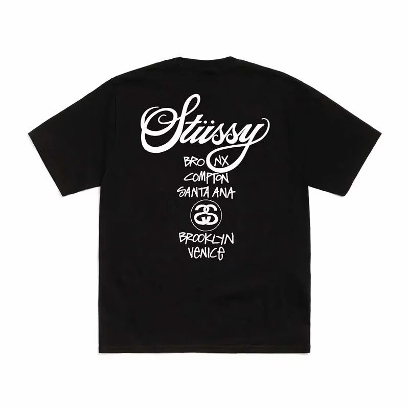 Stussy World Tour Tee 世界巡迴 短袖 黑色