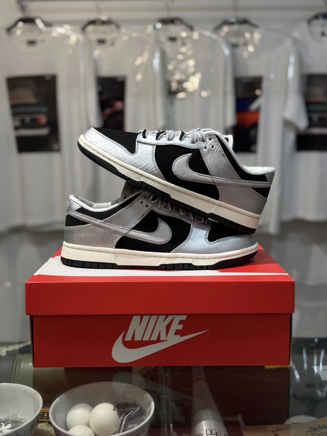 Nike Dunk Low Retro 銀黑 紋理感 復古 IM4413-001
