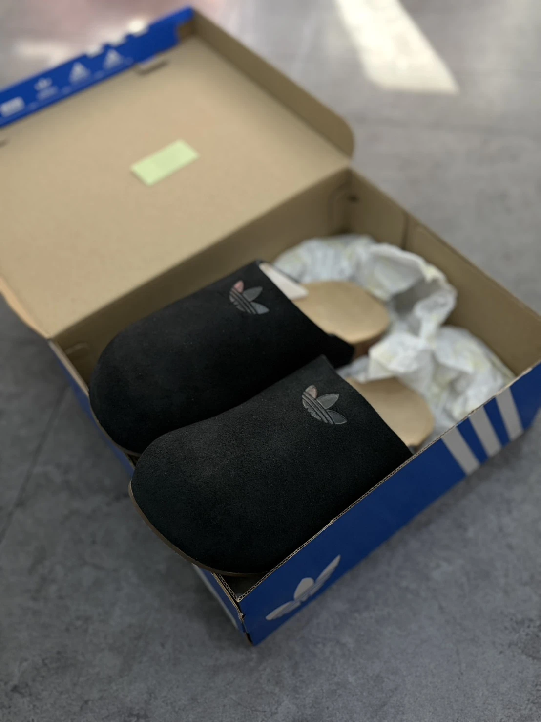 Adidas ADIMULE 黑色 麂皮 Originals JQ4367 