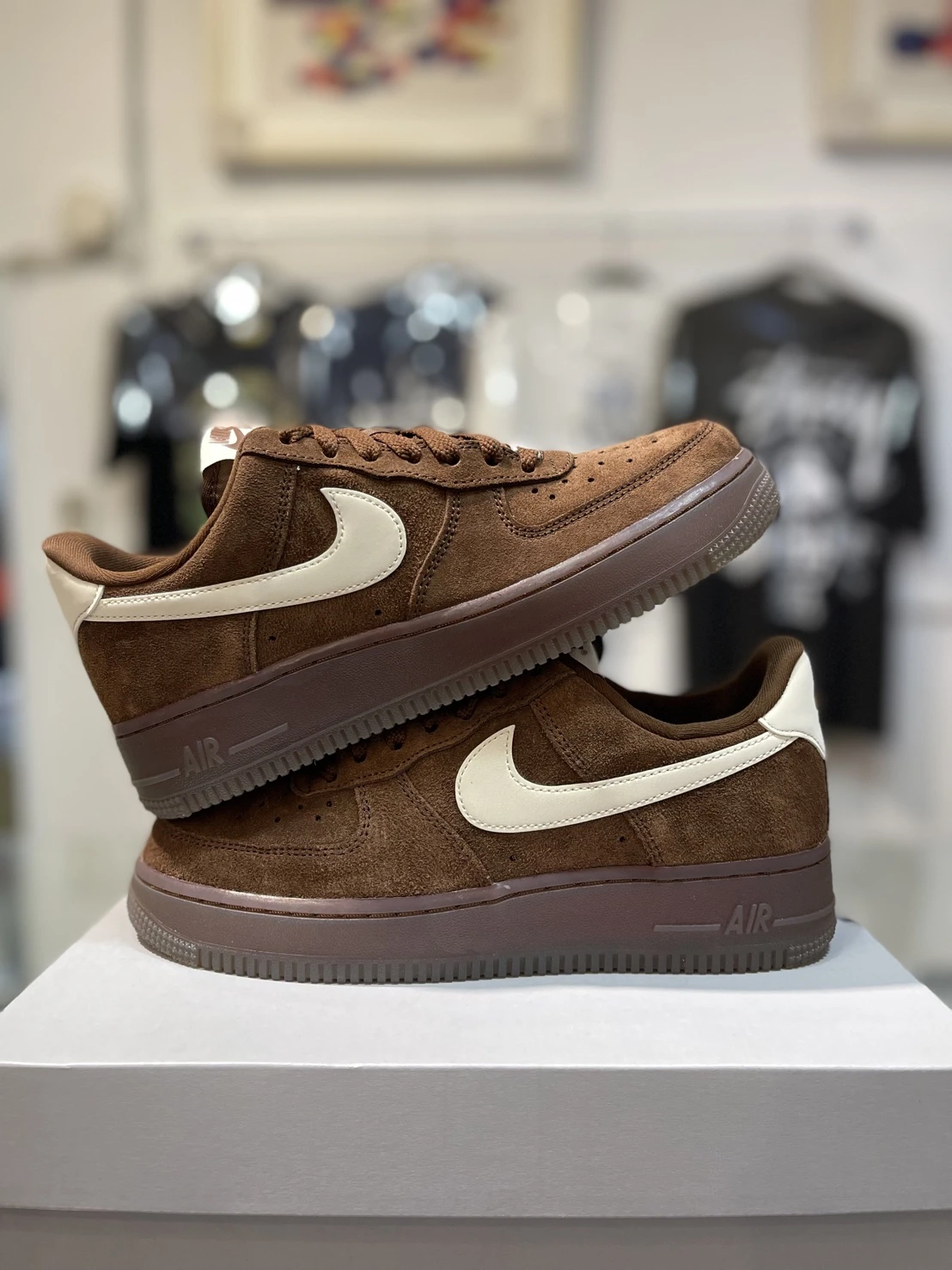 NIKE AIR FORCE 1 COCO 可可棕色 咖啡 摩卡 IQ0136-200