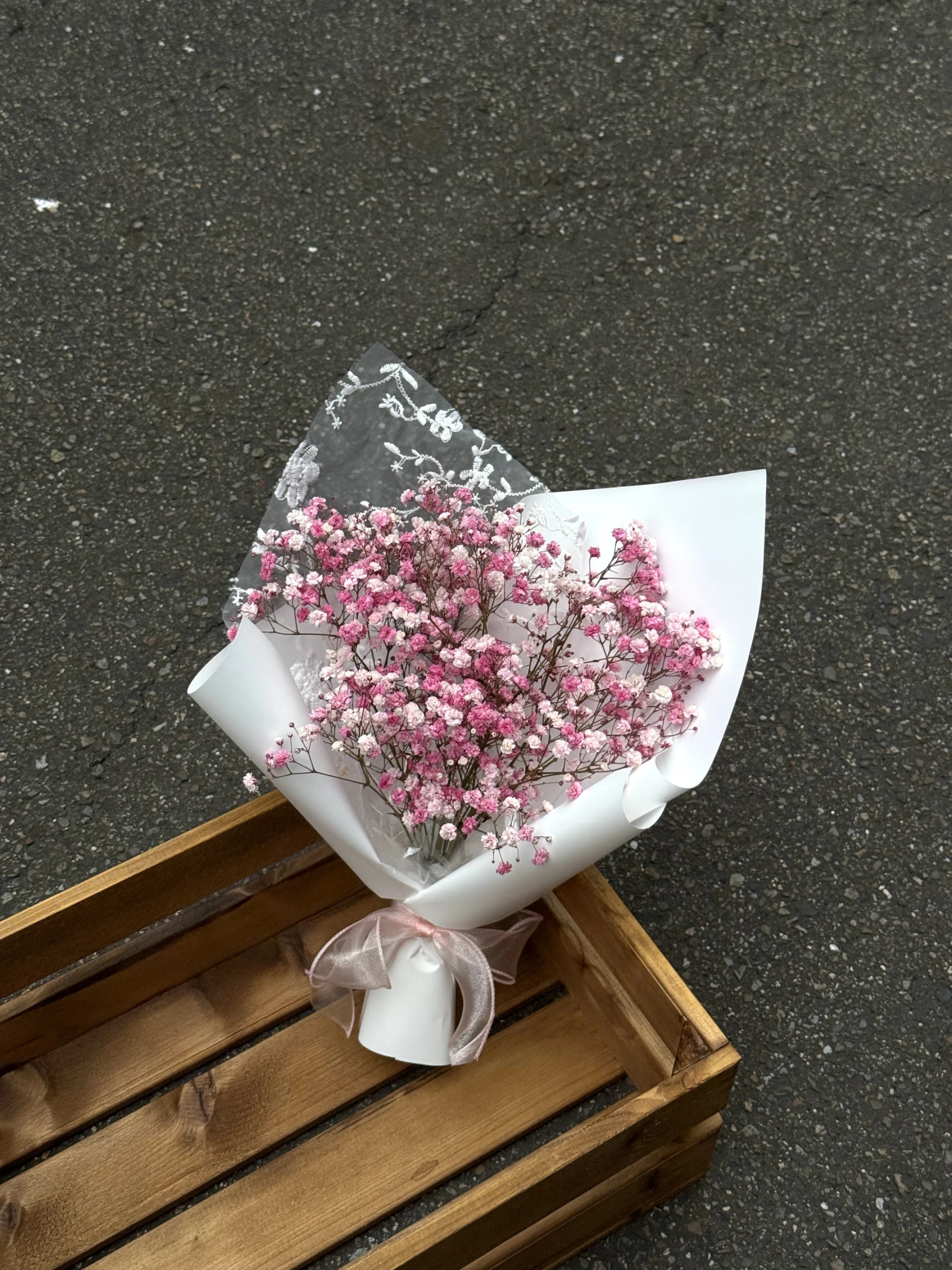 粉色系鮮花花束