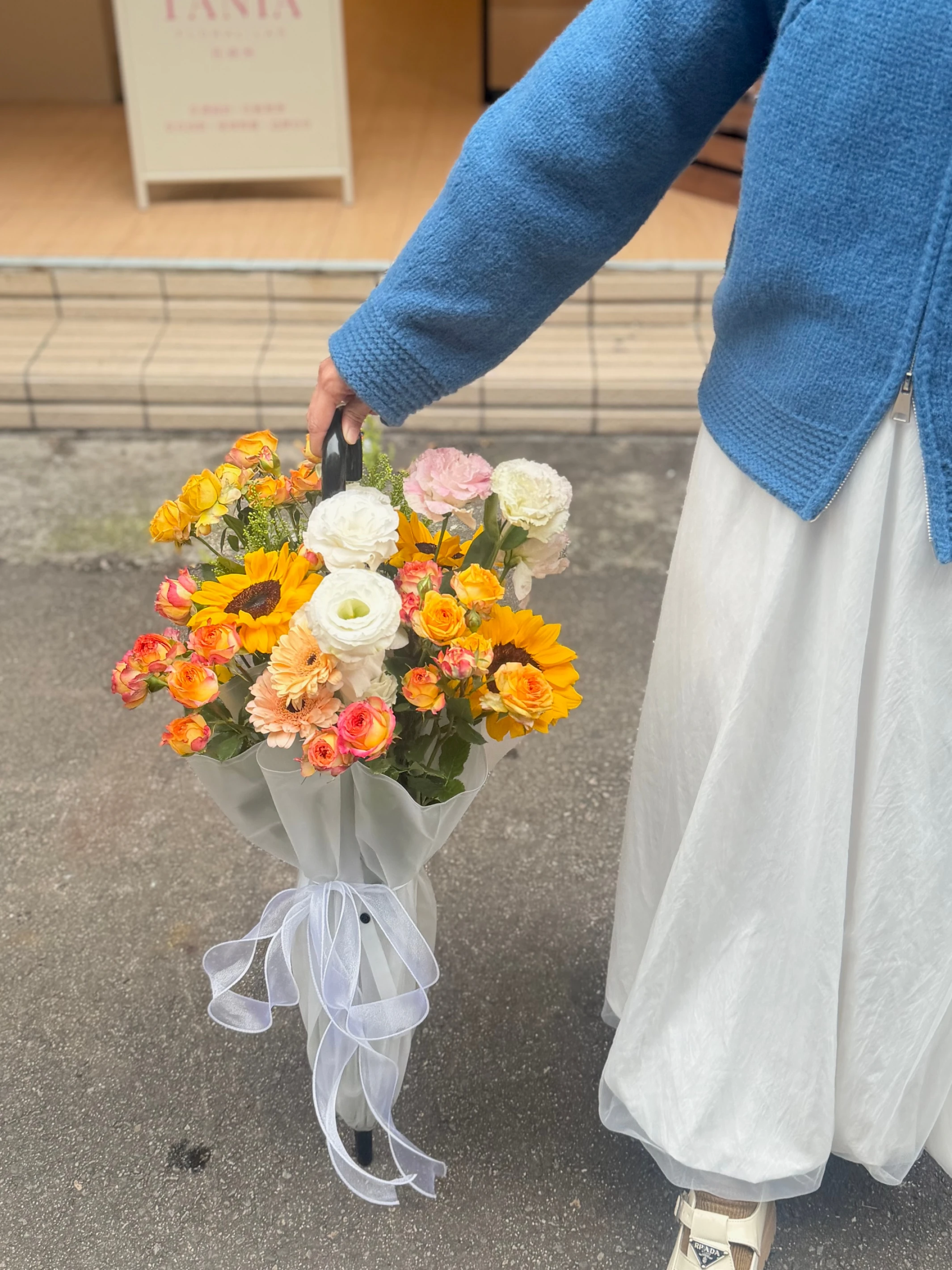 雨傘客製花束