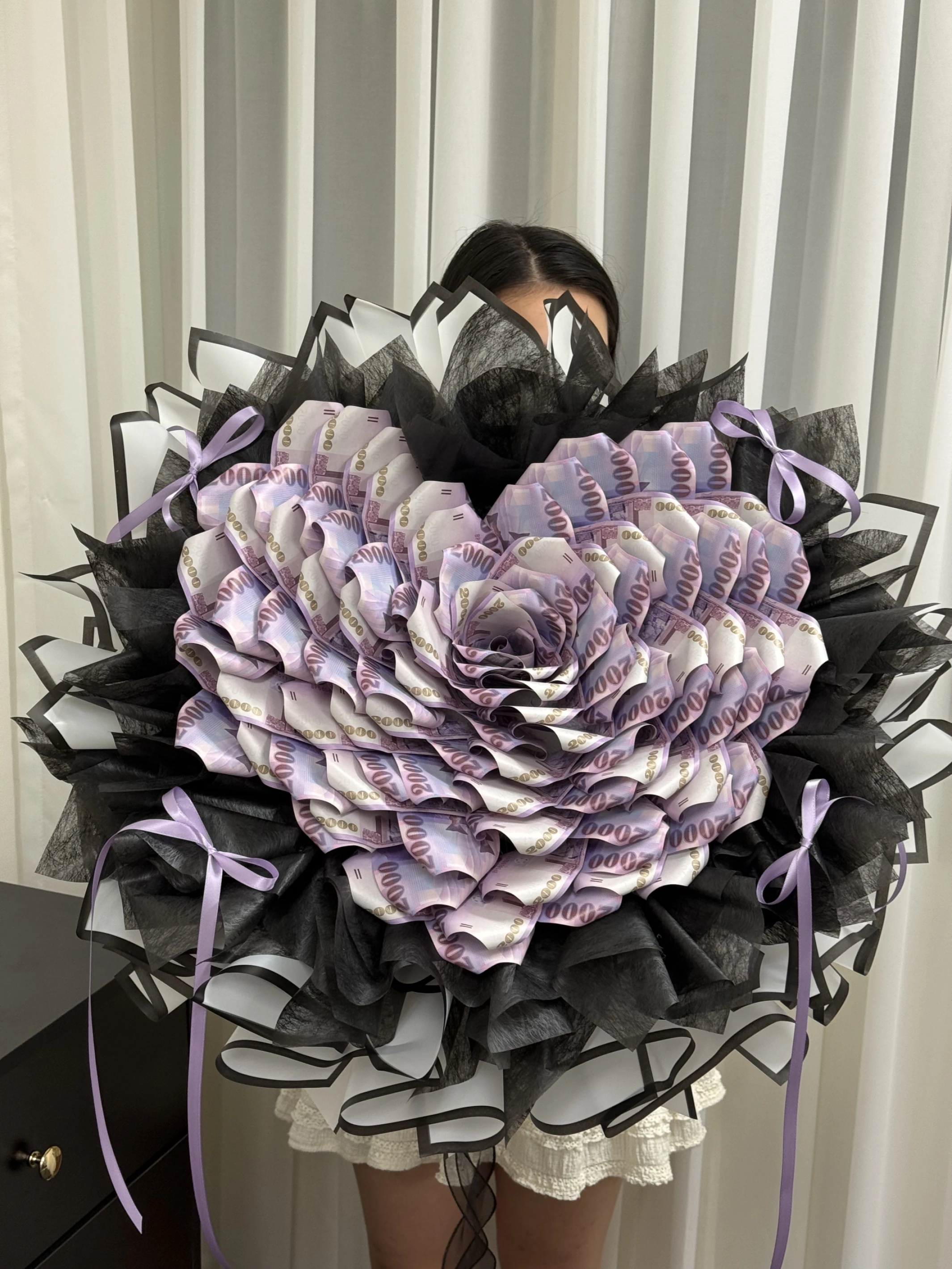愛心鈔票花束