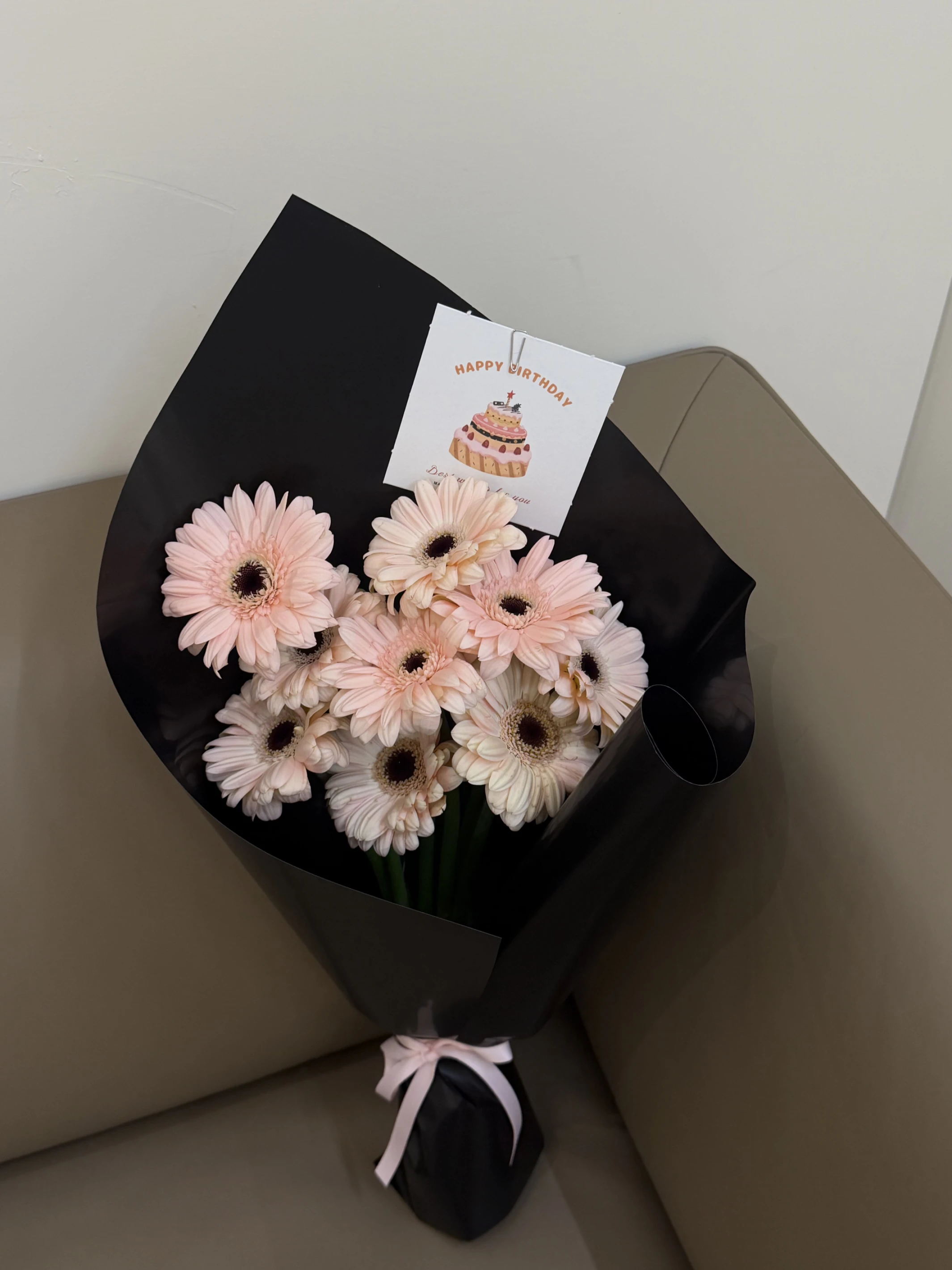 Pink Gerbera Daisy|粉非洲菊花束