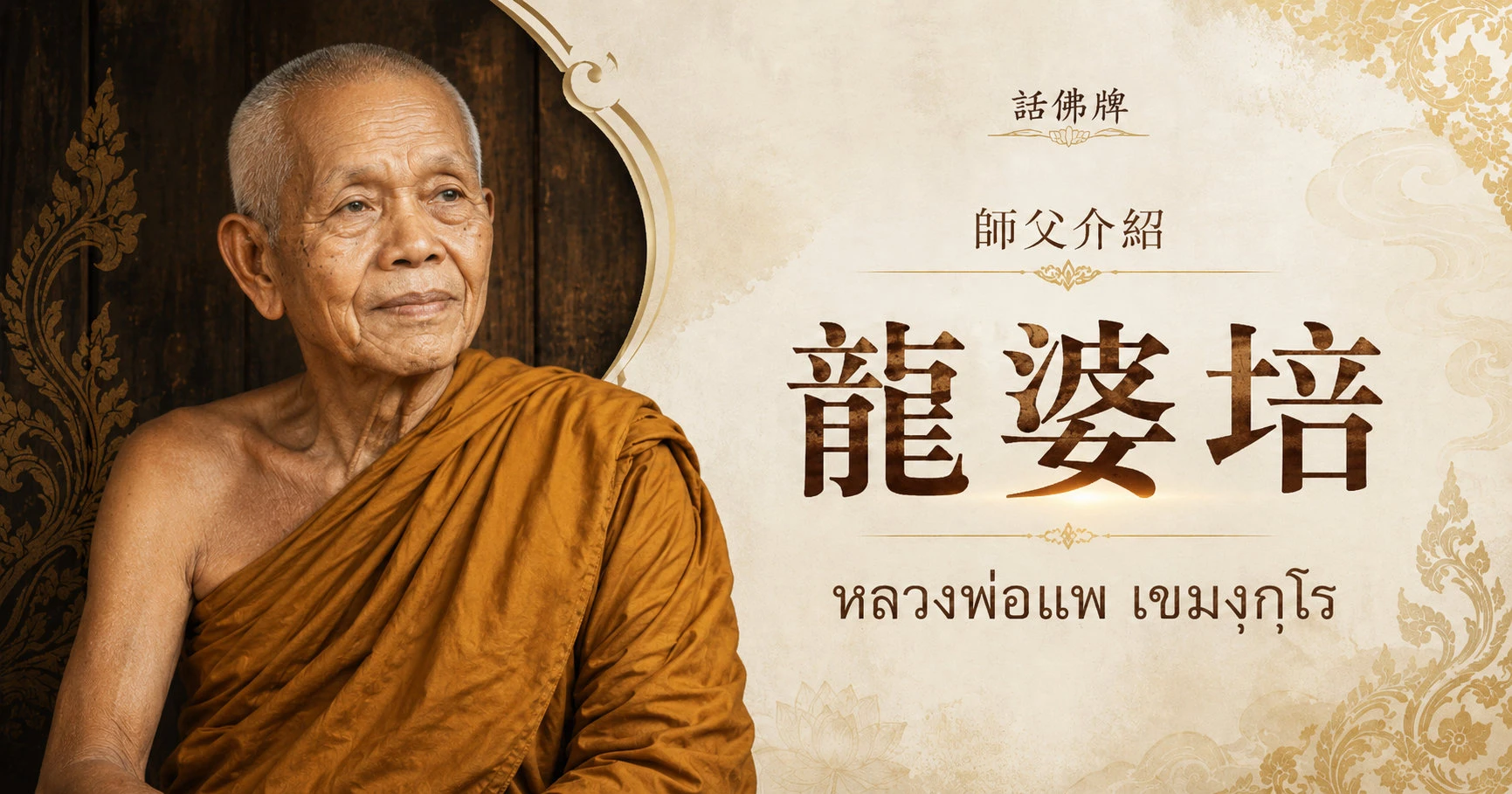認識龍婆培：崇迪佛與粉牌系統的重要師父