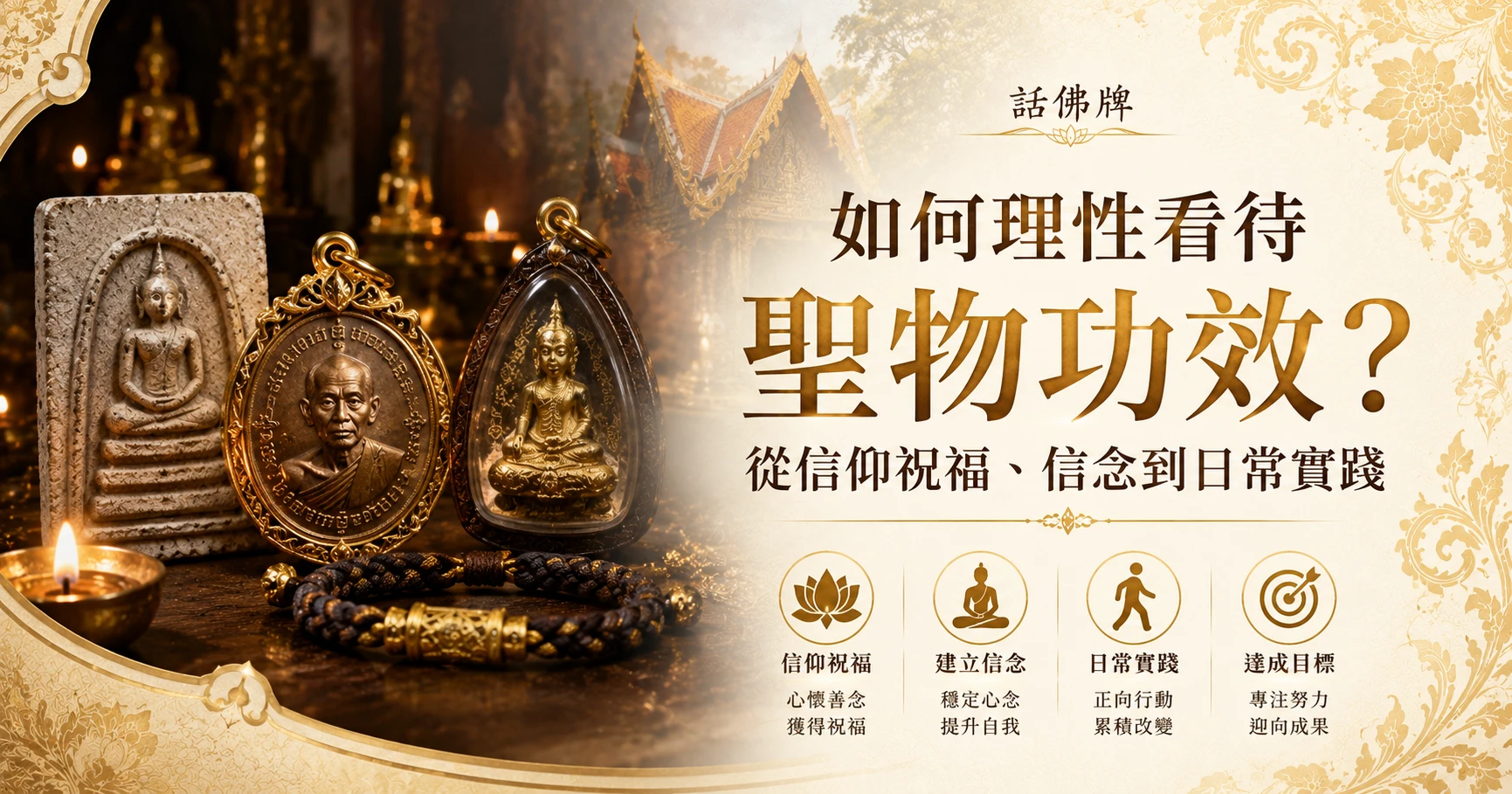 如何理性看待聖物功效？從信仰祝福、信念到日常實踐