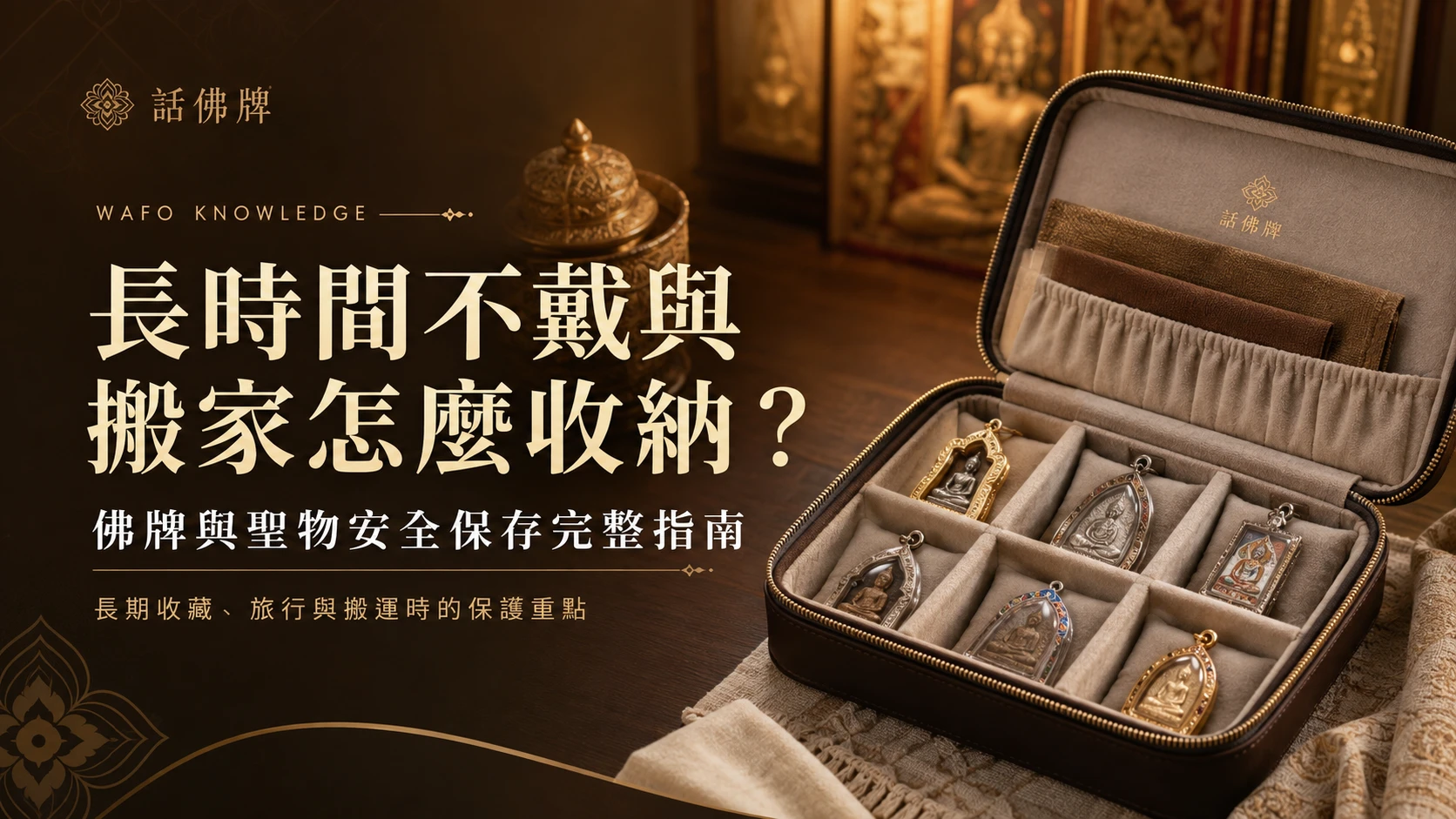 長時間不戴、旅行與搬家時，佛牌與聖物怎麼收納？安全保存完整指南