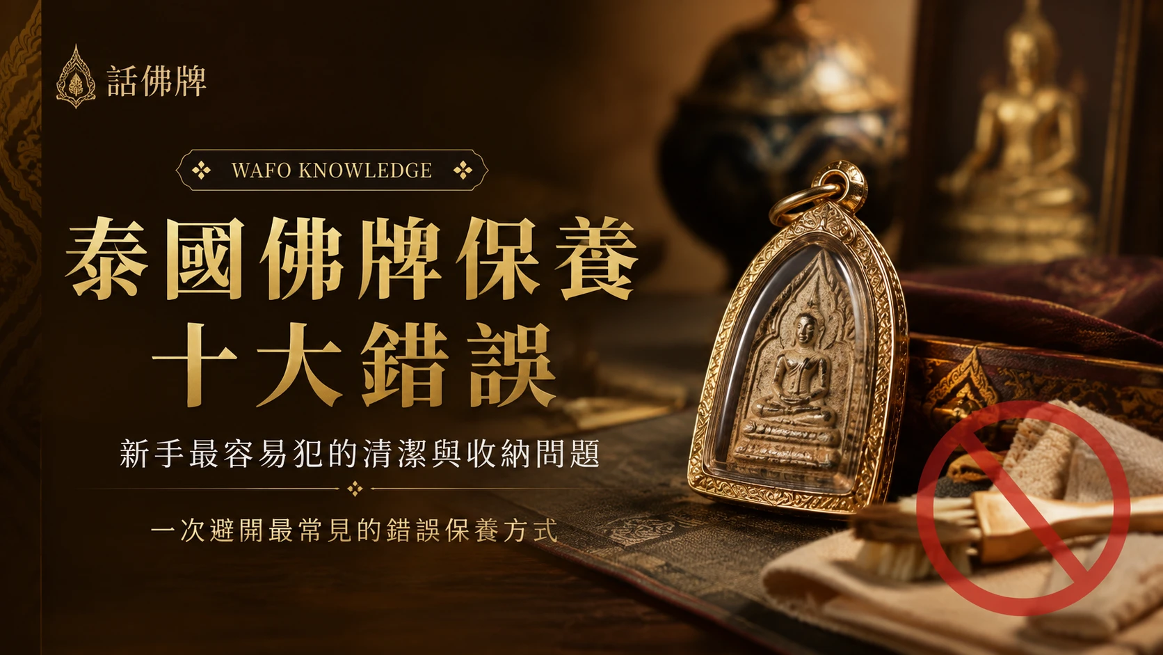 泰國佛牌保養最常見的 10 個錯誤｜新手最容易犯的清潔與收納問題
