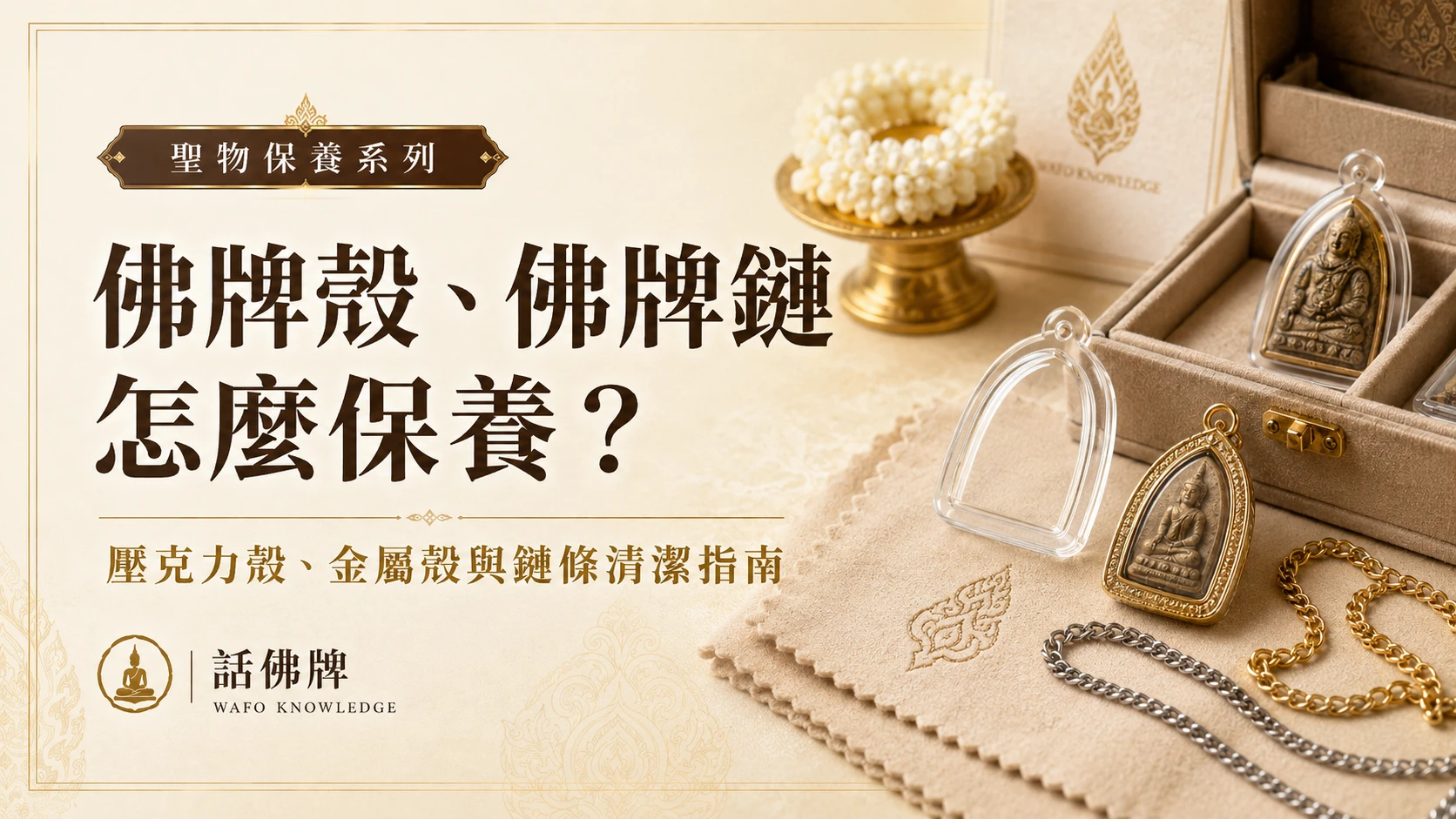 佛牌殼、佛牌鏈怎麼保養？壓克力殼、金屬殼與鏈條清潔指南