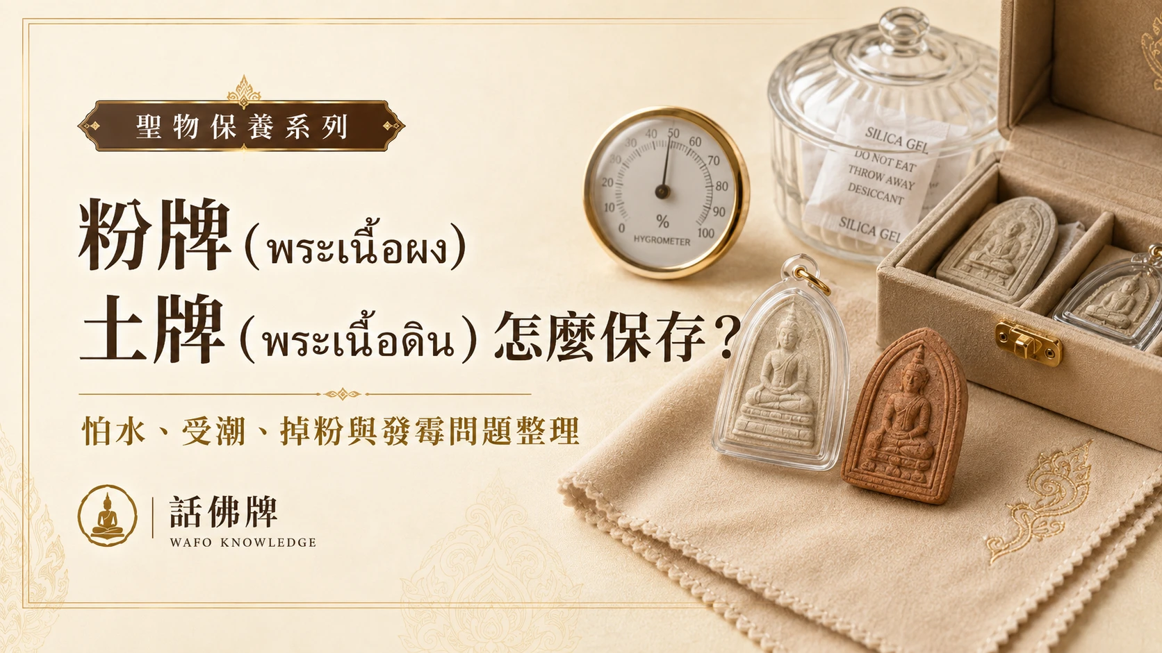 粉牌（พระเนื้อผง）、土牌（พระเนื้อดิน）怎麼保存？怕水、受潮、掉粉與發霉問題整理