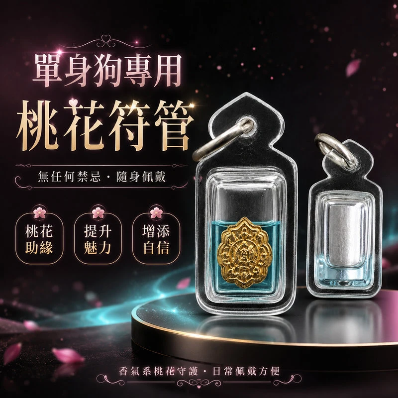 單身狗專用桃花符管｜桃花助緣・提升魅力・增添自信｜讓好緣分看見你