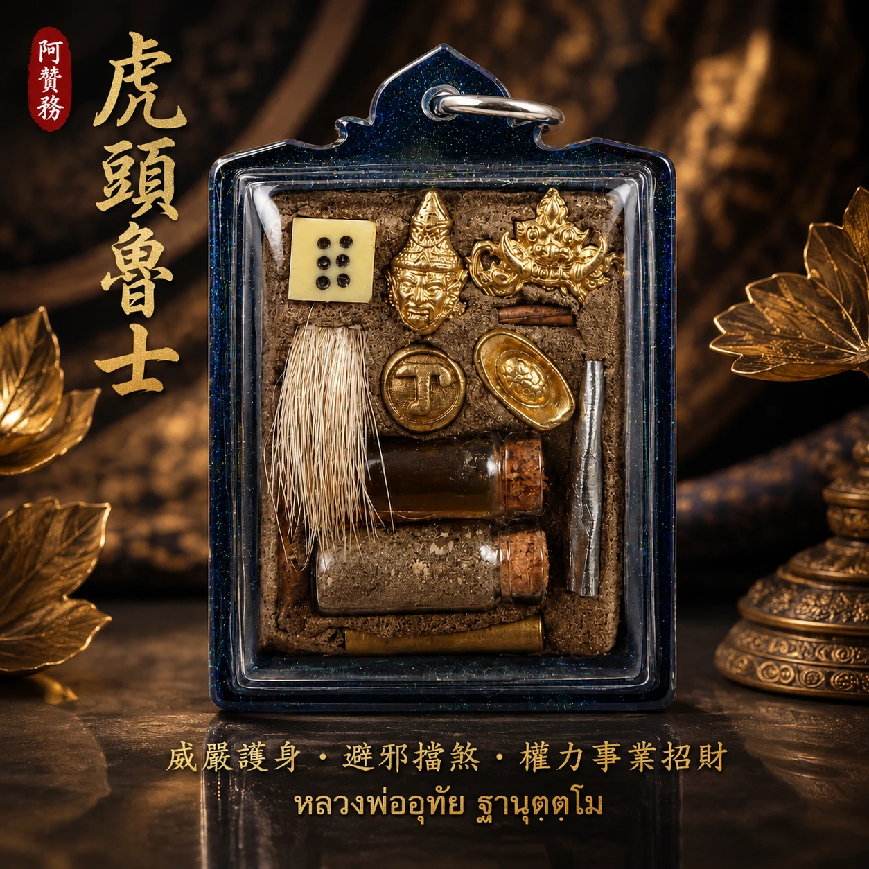 阿贊務 虎頭魯士｜威嚴護身・避邪擋煞・權力事業招財
