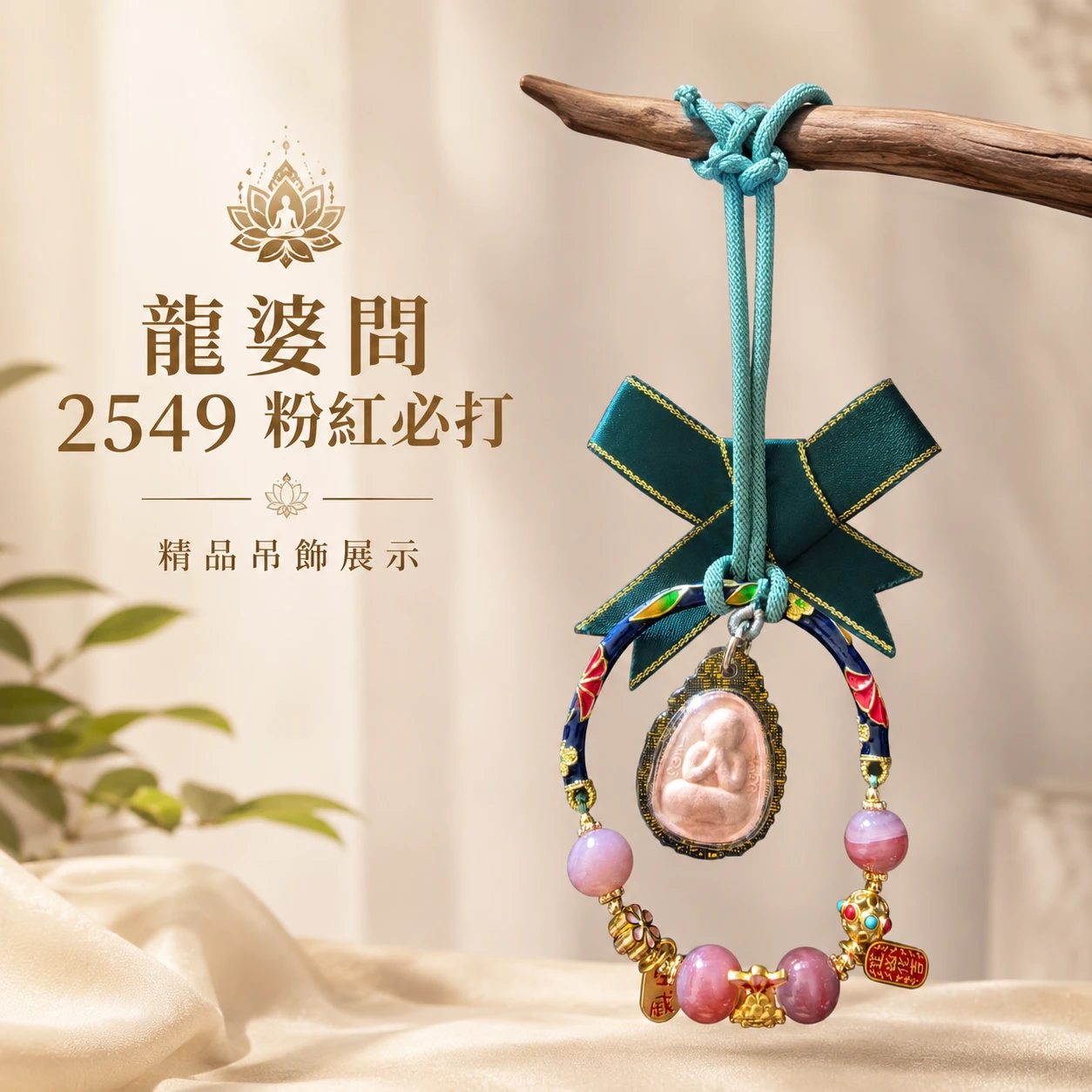 龍婆問 2549 粉紅必打車掛｜行車守護・出入平安・避開是非不順