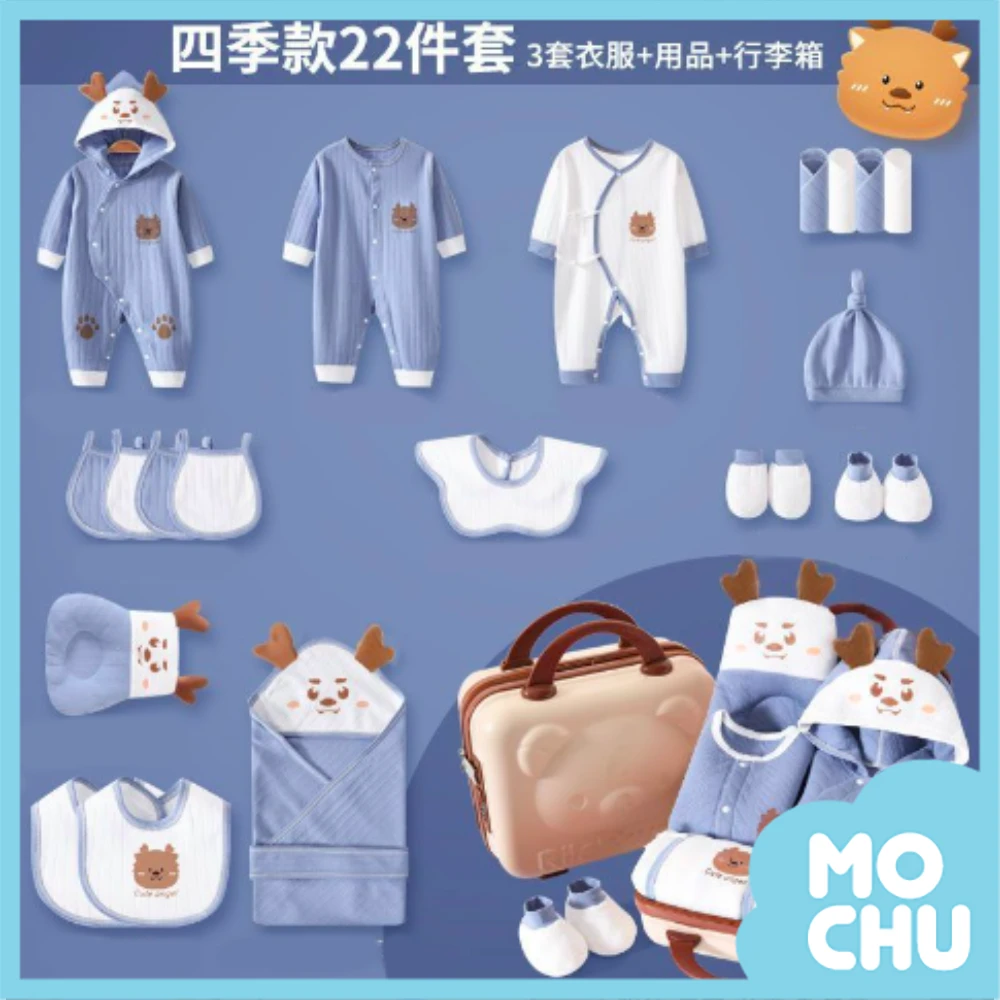 可愛天使行李箱禮盒(二色）
