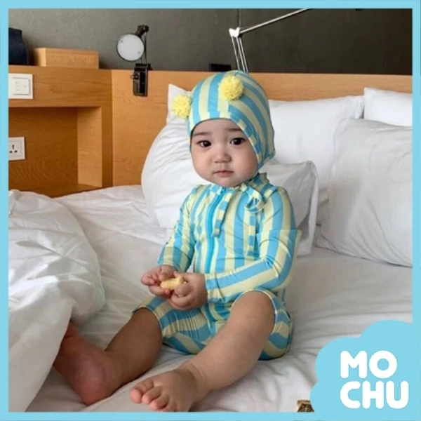 可愛小球球連身泳衣