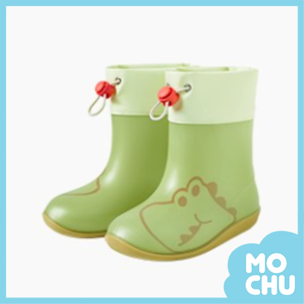 糖果色動物束口防滑雨鞋(三色)