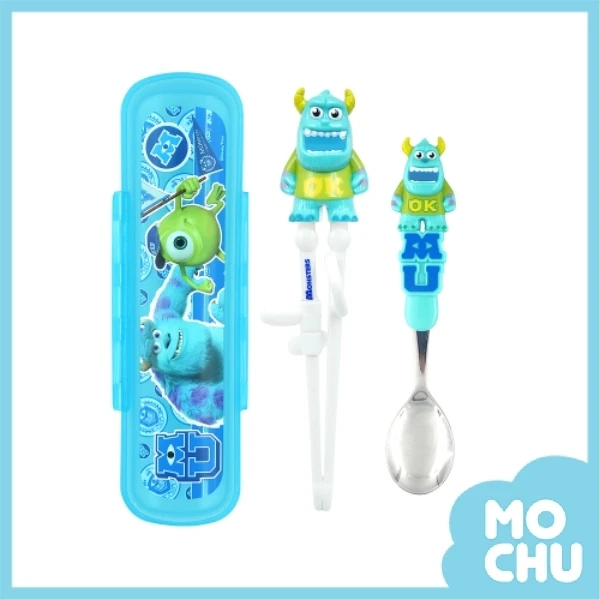 卡通授權兒童學習筷餐具組-毛怪