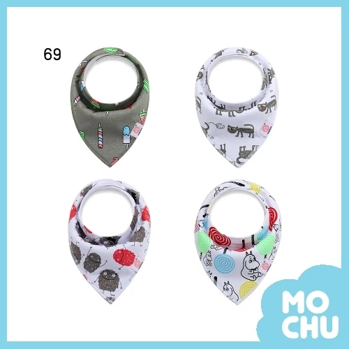 小小鬼靈精口水巾（一組四入）
