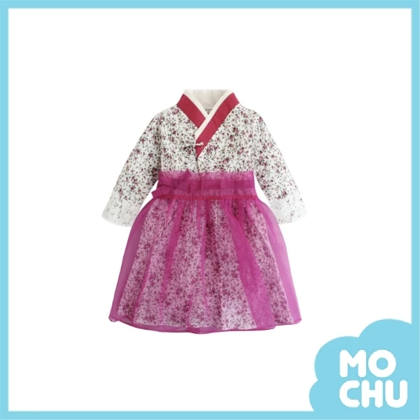 花瓣韓服洋裝(三色)