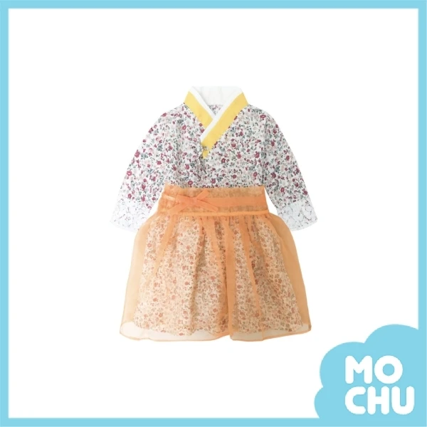 花瓣韓服洋裝(三色)