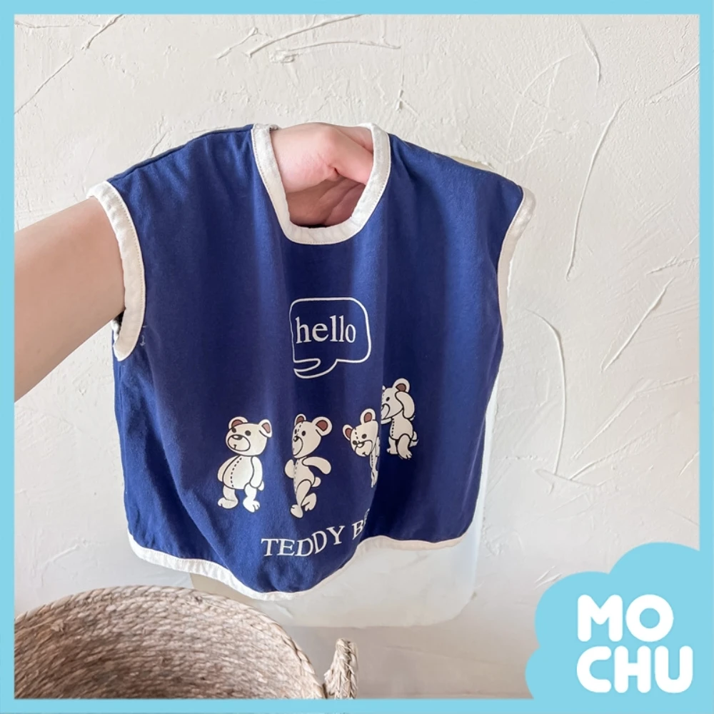 hello泰迪熊短袖上衣(兩色)