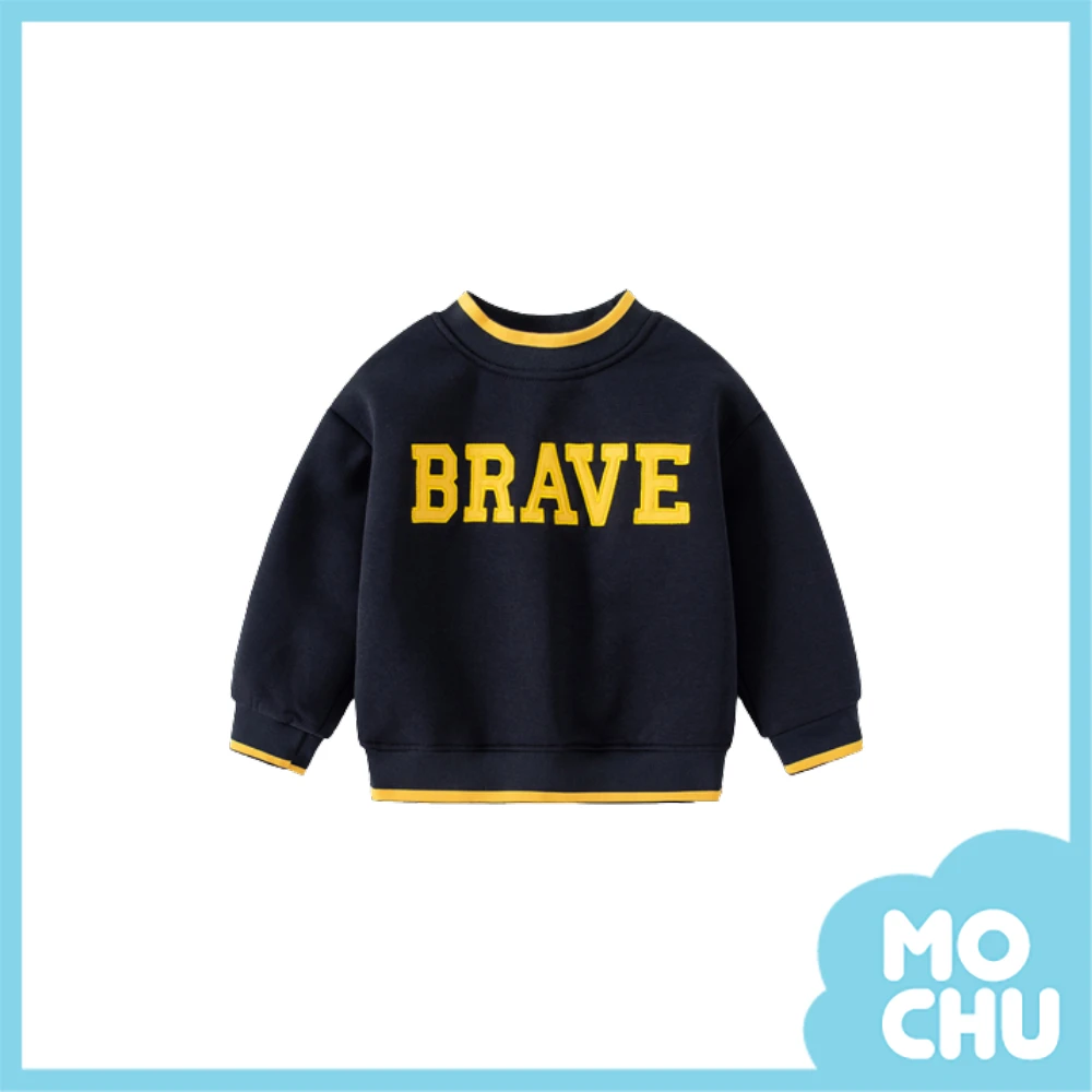 BRAVE加絨長袖衛衣(兩色)