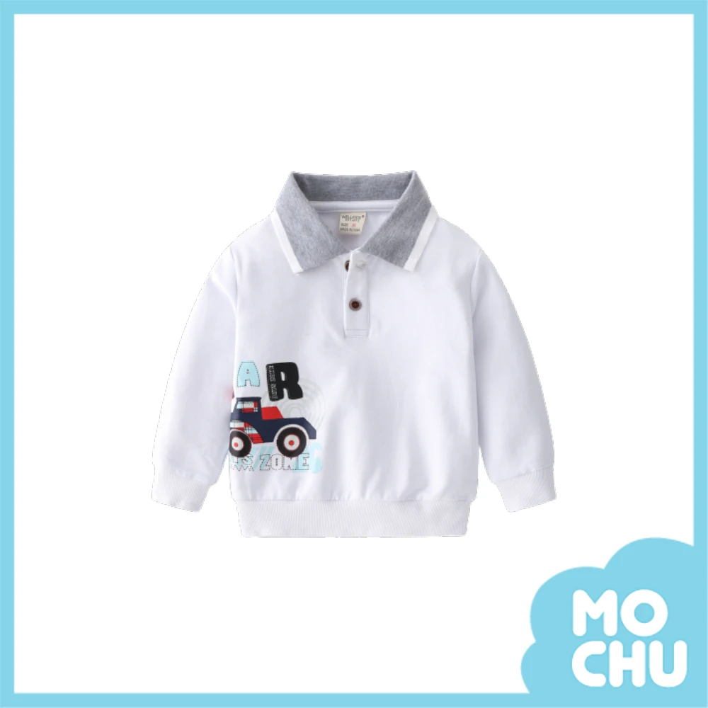 小車嘟嘟翻領衛衣(兩色)