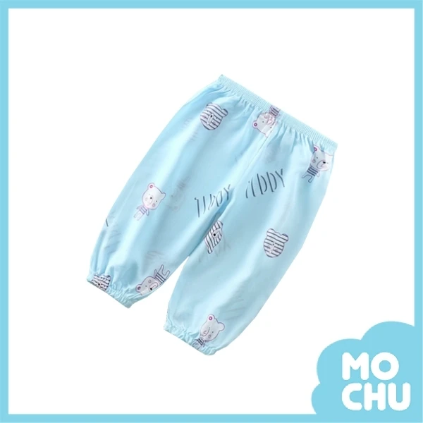 天空藍小熊防蚊褲