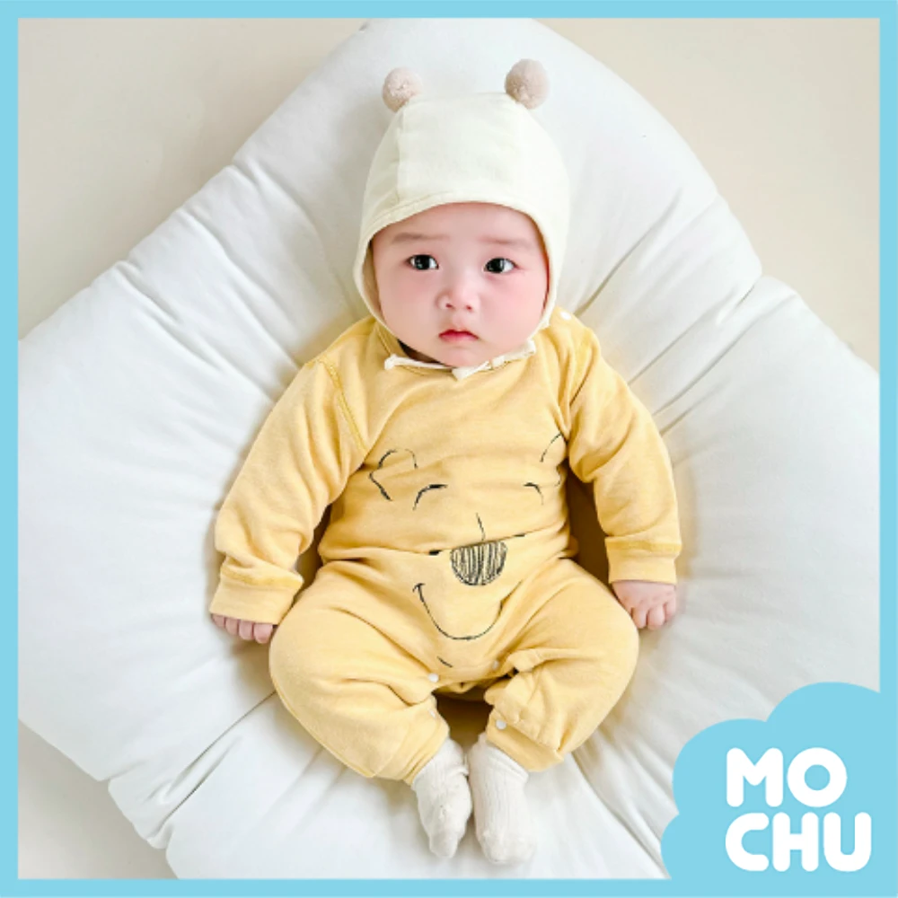 素描維尼熊羊毛蠶絲連身衣