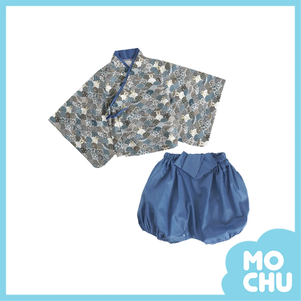 深藍小兔小和服套裝