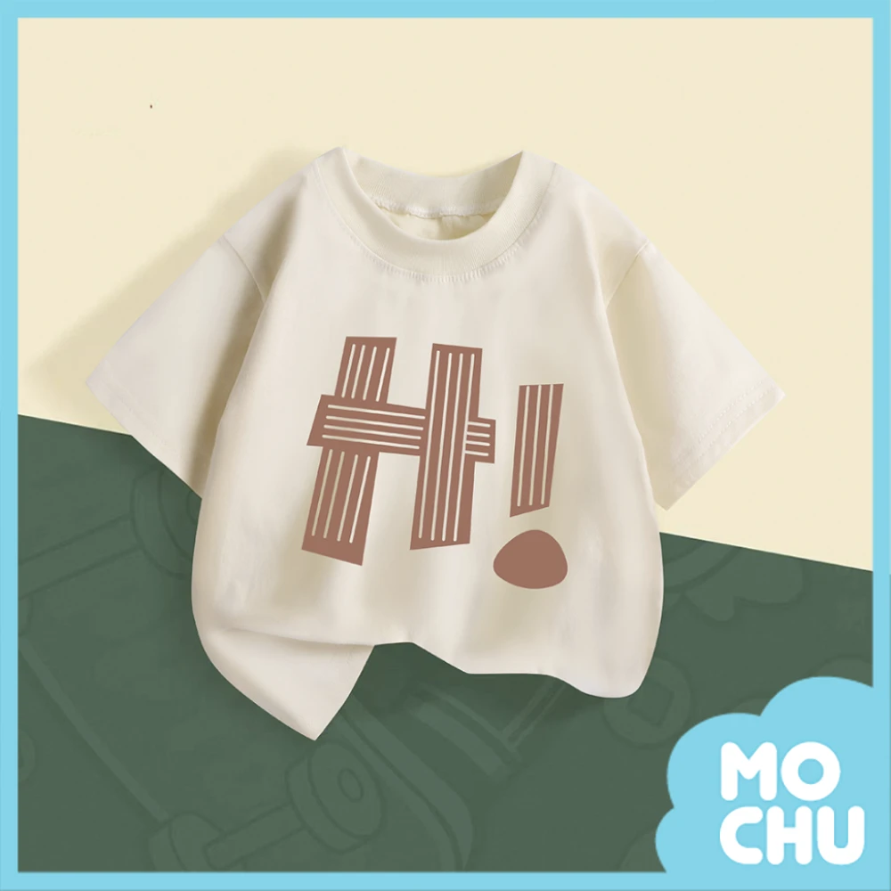 hi笑臉純色短袖上衣(三色)