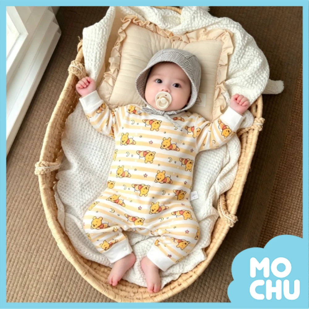 星月維尼長袖連身衣