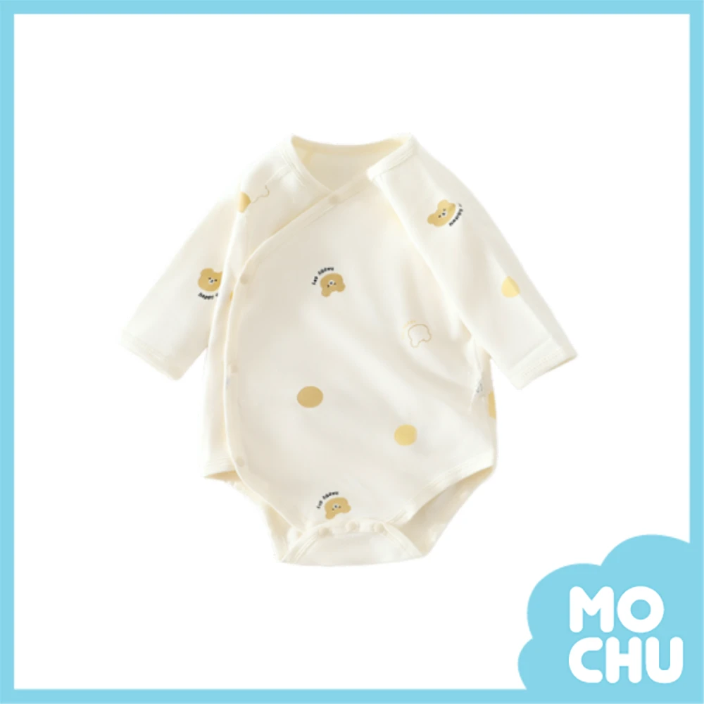 baby熊側開長袖包屁衣