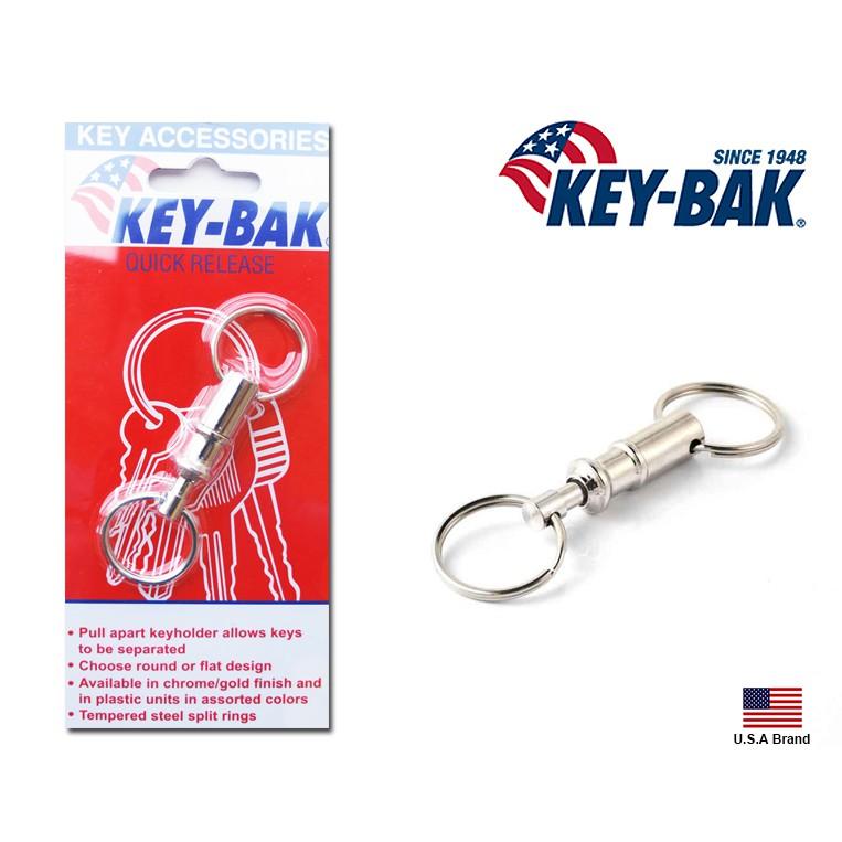 KEY-BAK美國圓形子母扣可分離式鑰匙圈【KB0301-121】