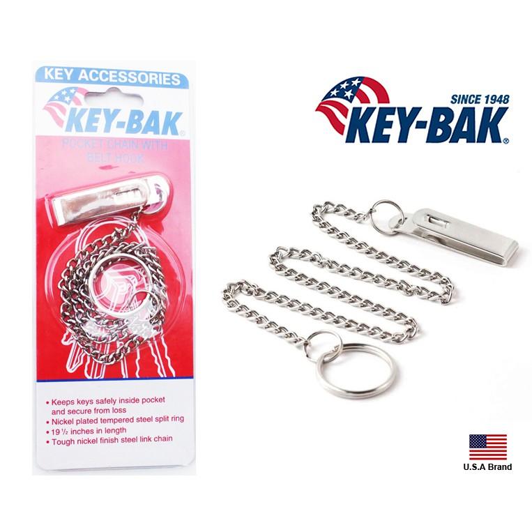 KEY-BAK美國口袋夾型19.5吋長鑰匙鍊鑰匙圈【KB0307-403】
