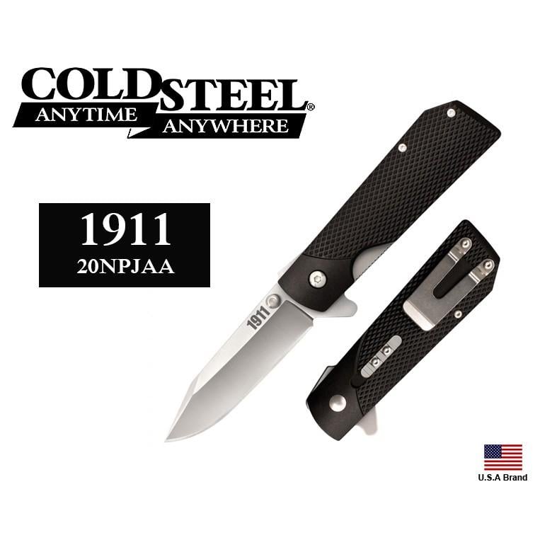 美國Cold Steel冷鋼折刀1911輔助加強鎖定4016SS鋼GFN柄 CS20NPJAA