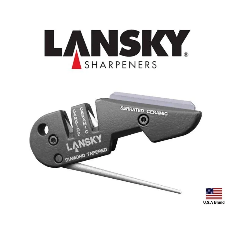 Lansky美國磨刀器4合一隨身磨刀器Blademedic Sharpener可磨各種刀片【LSPS-MED01】