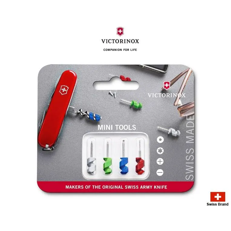 Victorinox瑞士維氏零配件- 27mm迷你四起子套組適用瑞士刀上的軟木塞拔除器【2.1201.4】