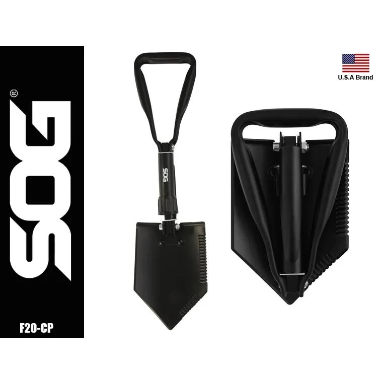 美國SOG特偵組大號工兵鏟折疊鏟ENTRENCHING XL SHOVEL附收納袋 SOGF20-CP