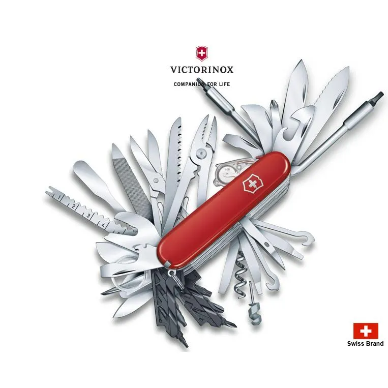 Victorinox瑞士維氏91mm Swiss Champ XXL英雄冠軍刀,73用瑞士刀【1.6795.XXL】