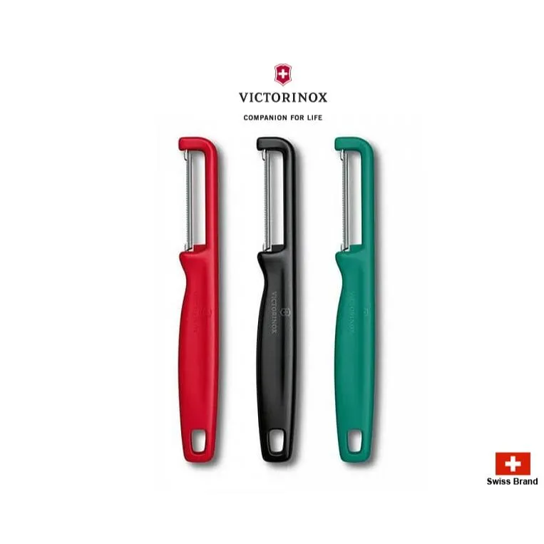 Victorinox瑞士維氏直立式Iota鋸齒狀削皮器軟皮削皮器(3色可選) 6.0943