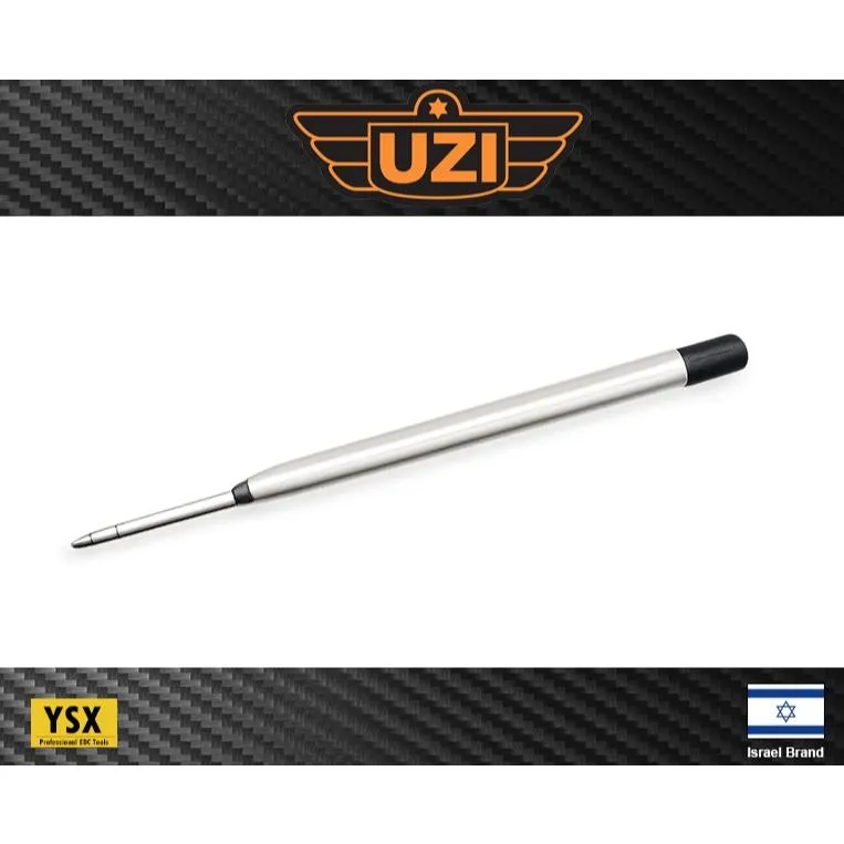 以色列UZI烏茲戰術筆防身筆專用替換筆芯(黑色) UZITPREFILL