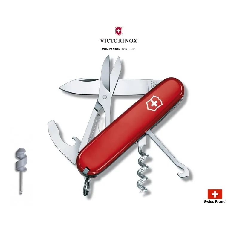 Victorinox瑞士維氏91mm整合家Compact(紅色),14用瑞士刀,瑞士製造好品質 1.3405