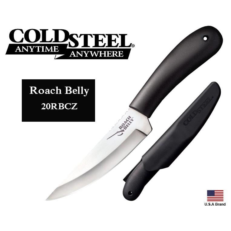美國Cold Steel冷鋼直刀Roach Belly刀冷凍淬火德國4116鋼附刀鞘,台灣製 CS20RBC