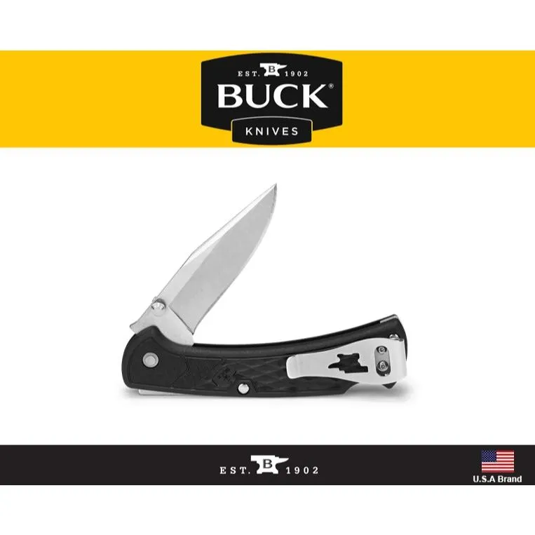 Buck美國巴克折刀112 Slim瘦長型420HC不銹鋼附背夾 0112BKS1-B