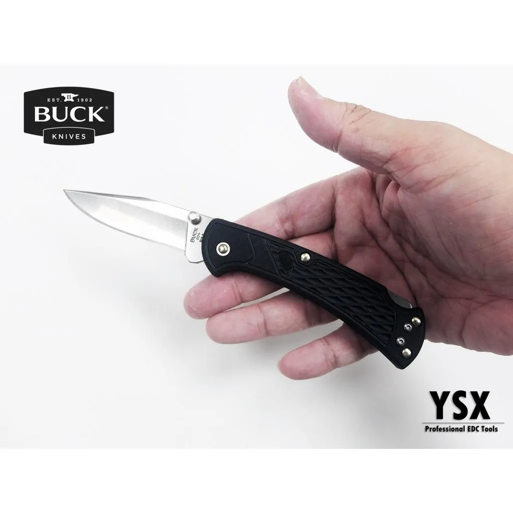 Buck美國巴克折刀112 Slim瘦長型420HC不銹鋼附背夾 0112BKS1-B