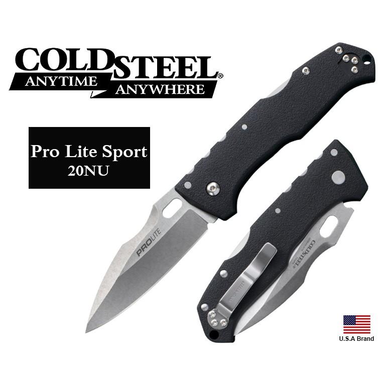 美國Cold Steel冷鋼折刀Pro Lite Sport德國4116鋼玻纖尼龍柄【CS20NU】
