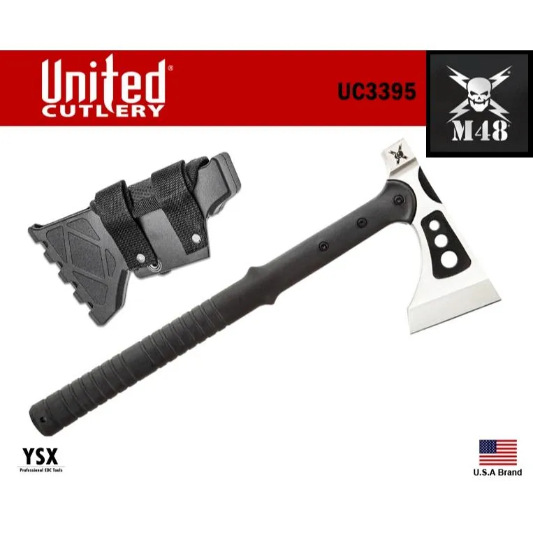 美國United Cutlery聯合刀具M48系列Woodsman戰術斧多功能斧頭槌附鞘UC3395