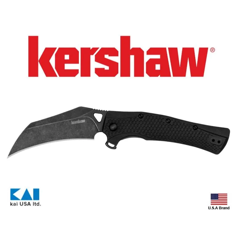 美國Kershaw折刀1423 Dawnsta鷹嘴刃Hawkbill石洗面GFN握柄 KS1423